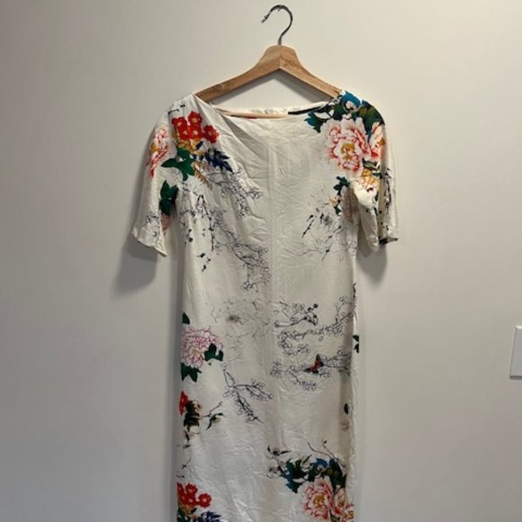 Zara Floral Print Dress - Picture 1 of 4